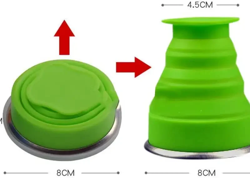 Copo Retrátil de Silicone